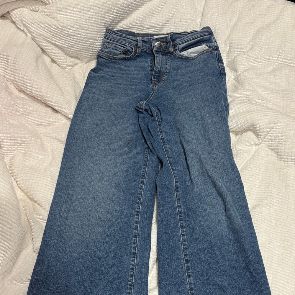 Frame Denim Blue Flare Jeans